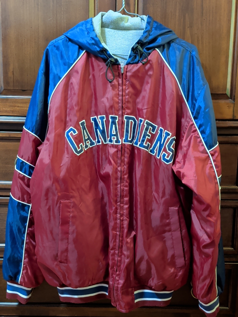 Vintage Montreal Canadiens Reversible Jacket G-III M